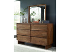 غرفة نوم مودرن من الخشب الطبيعي (Natural Solid Wood Bedroom Set)