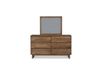 غرفة نوم مودرن من الخشب الطبيعي (Natural Solid Wood Bedroom Set)
